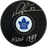 Darryl Sittler Autographed Toronto Maple Leafs Hockey Puck (Small Logo) - Pastime Sports & Games