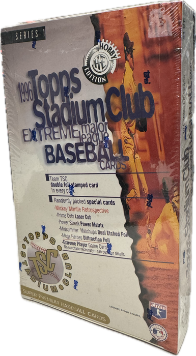 1996 Topps Stadium Club Series 1 / One MLB Baseball Hobby Box - Pastime Sports & Games