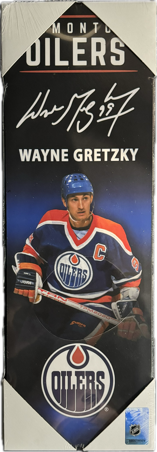 Wayne Gretzky Edmonton Oilers 5x15 Player Plaque - Pastime Sports & Games