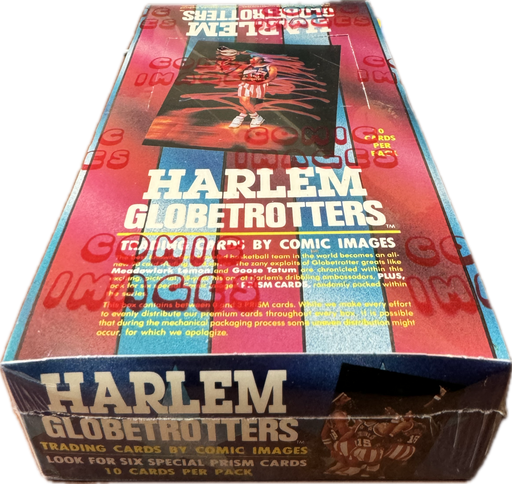 1992 Comic Images Harlem Globetrotters Box - Pastime Sports & Games