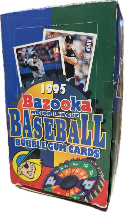 1995 Topps Bazooka MLB Baseball Bubble Gum Cards Box - Pastime Sports & Games