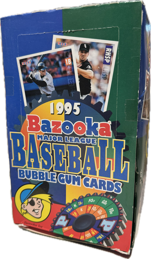 1995 Topps Bazooka MLB Baseball Bubble Gum Cards Box - Pastime Sports & Games