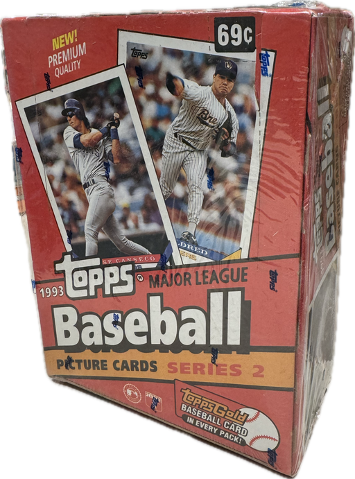 1993 Topps Series 2 / Two MLB Baseball Hobby Box - Pastime Sports & Games