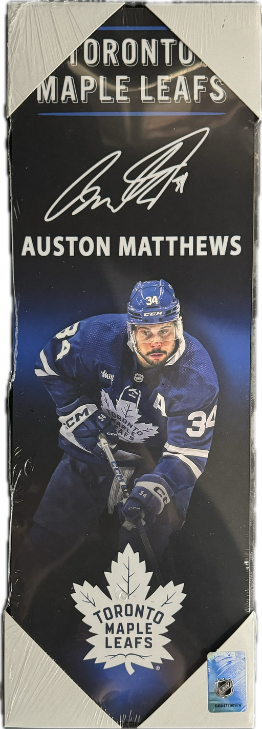 Auston Matthews Toronto Maple Leafs 5x15 Player Plaque - Pastime Sports & Games