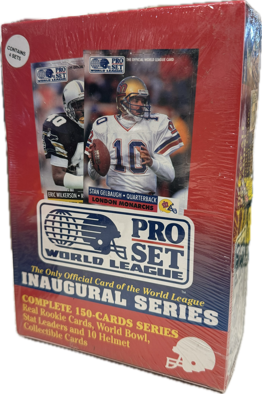 1991 Pro Set World League Football Wax Box - Pastime Sports & Games
