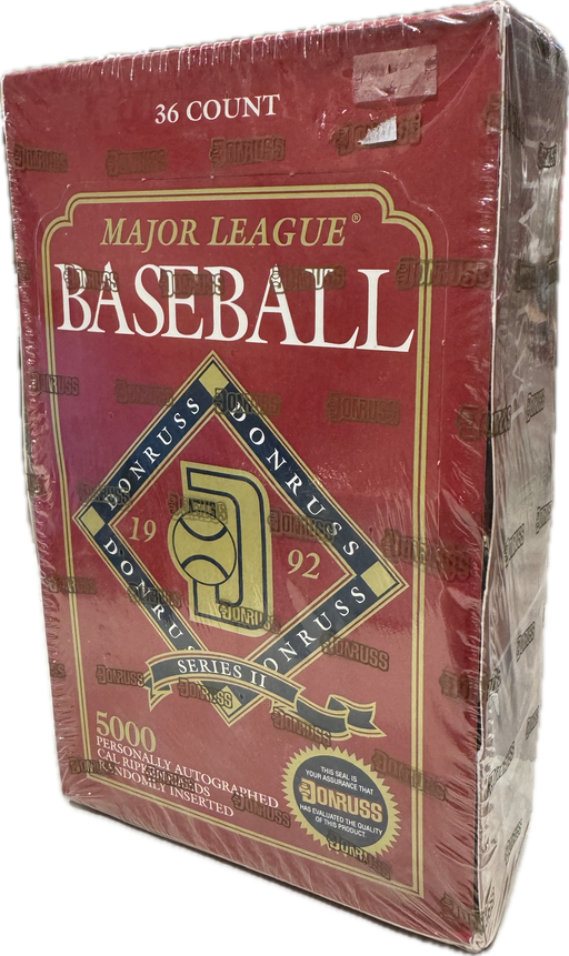 1992 Donruss Series 2 / Two MLB Baseball Hobby Box - Pastime Sports & Games