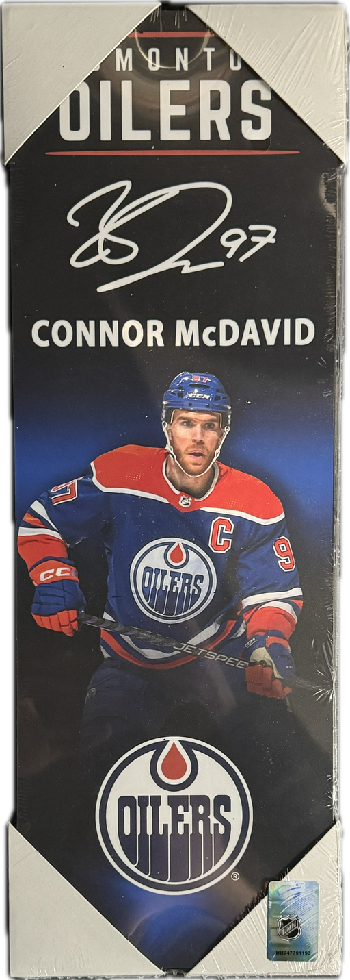 Connor McDavid Edmonton Oilers 5x15 Player Plaque - Pastime Sports & Games