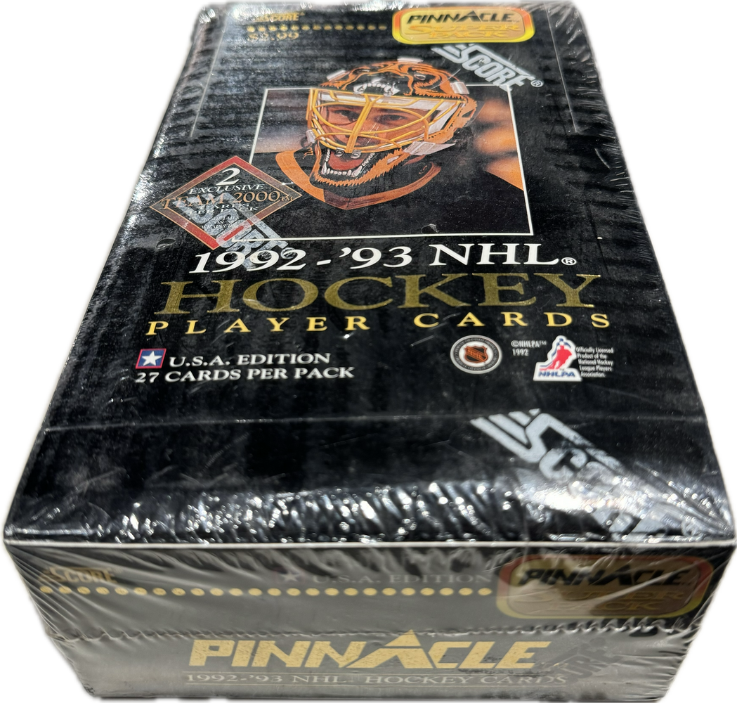 1992/93 Score Pinnacle Series One NHL Hockey Jumbo Box - Pastime Sports & Games