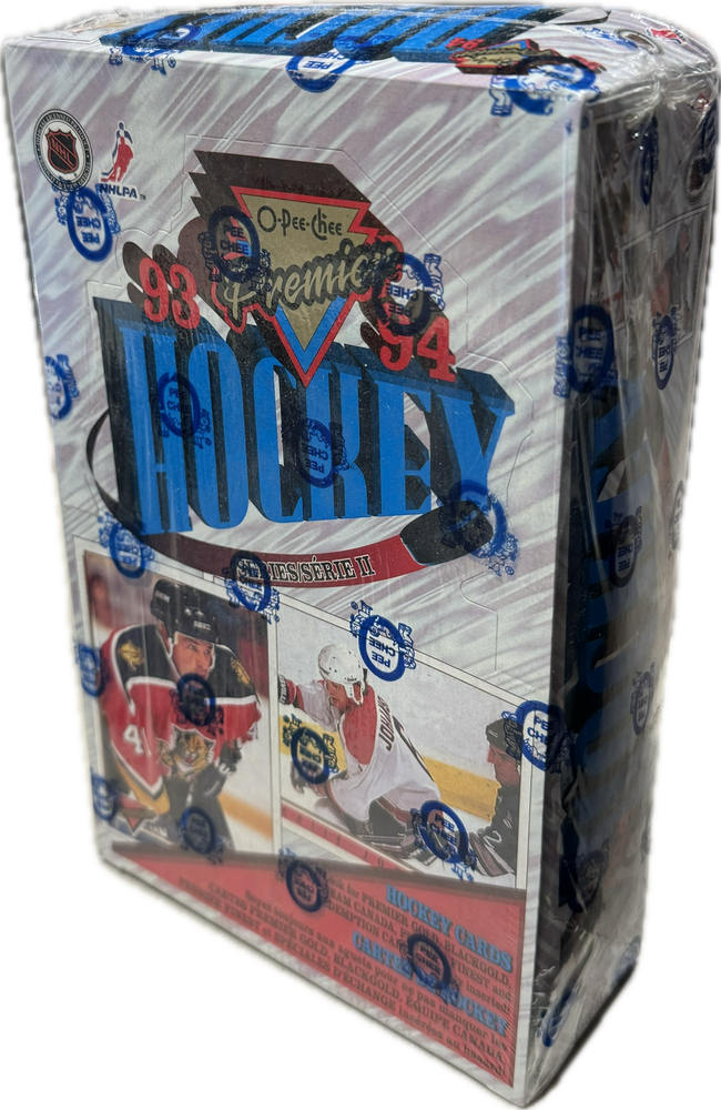 1993/94 O-Pee-Chee Premier Series Two NHL Hockey Hobby Box - Pastime Sports & Games