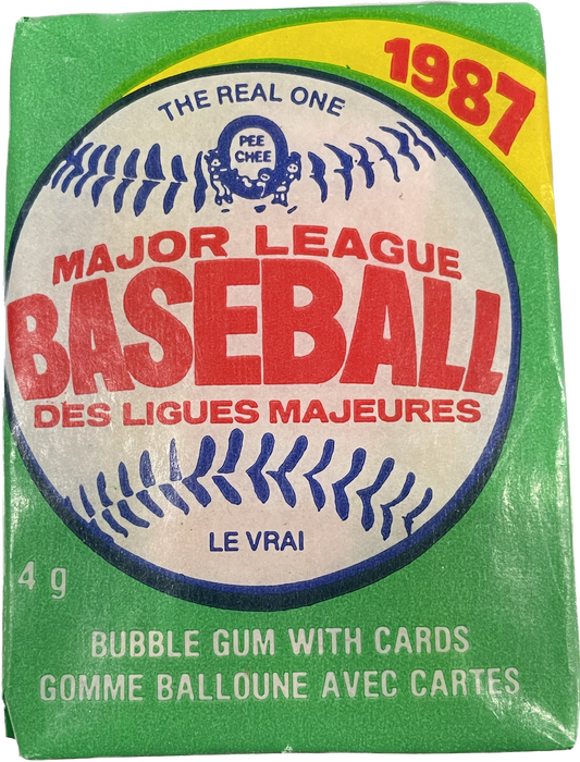 1987 O-Pee-Chee MLB Baseball Picture Cards Wax Box - Pastime Sports & Games
