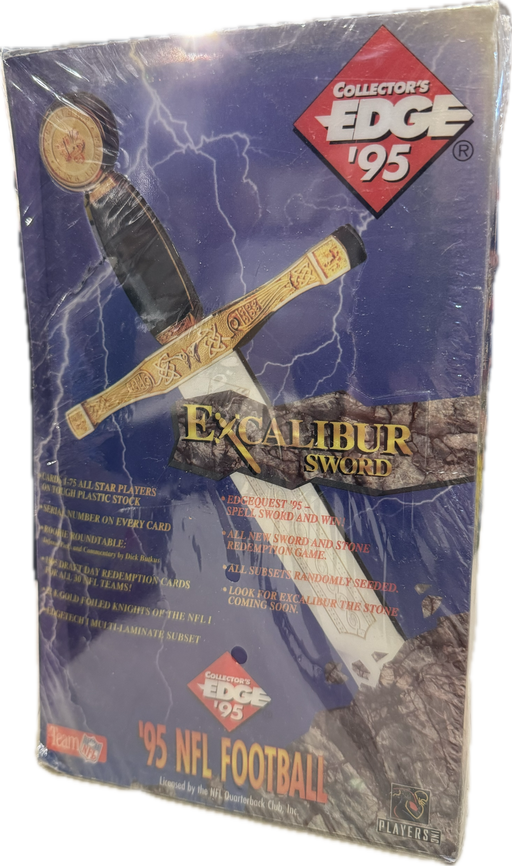 1995 Collector's Edge Excalibur Sword NFL Football Hobby Box - Pastime Sports & Games