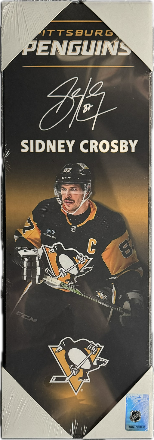 Sidney Crosby Pittsburgh Penguins 5x15 Player Plaque - Pastime Sports & Games