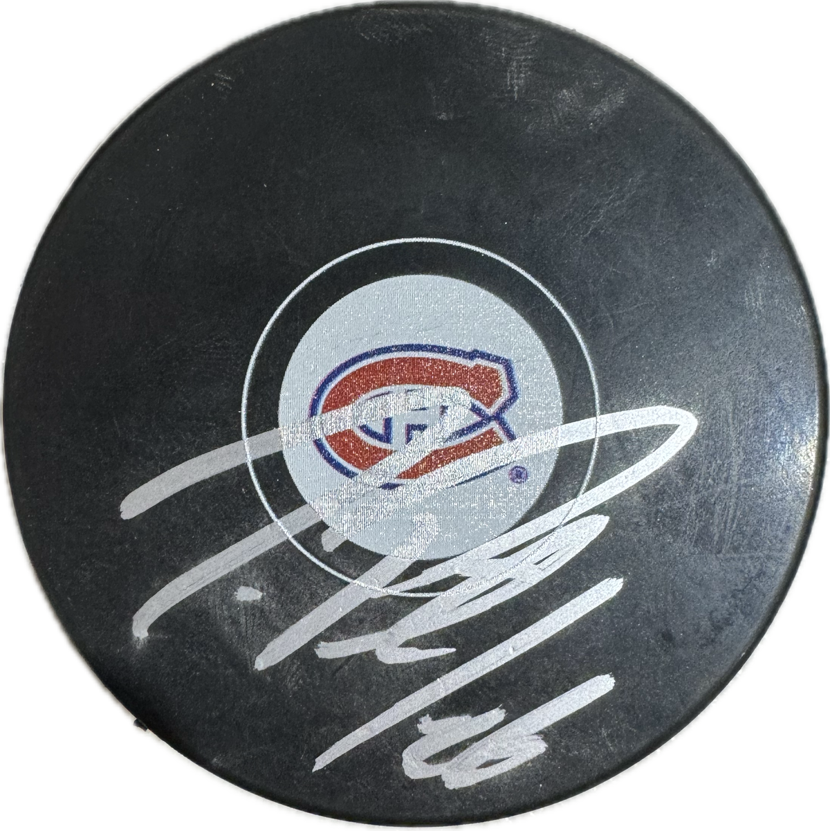 Jeff Petry Autographed Montreal Canadiens Hockey Puck (Small Logo