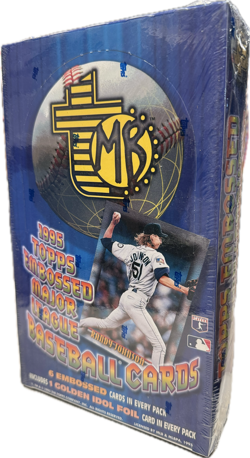 1995 Topps Embossed MLB Baseball Hobby Box - Pastime Sports & Games