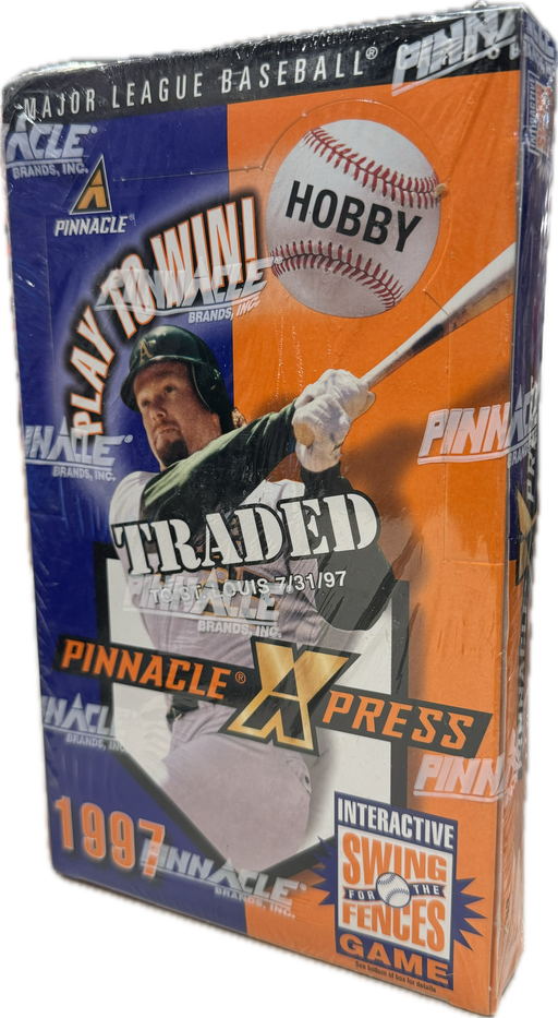 1997 Pinnacle Xpress MLB Baseball Hobby Box - Pastime Sports & Games