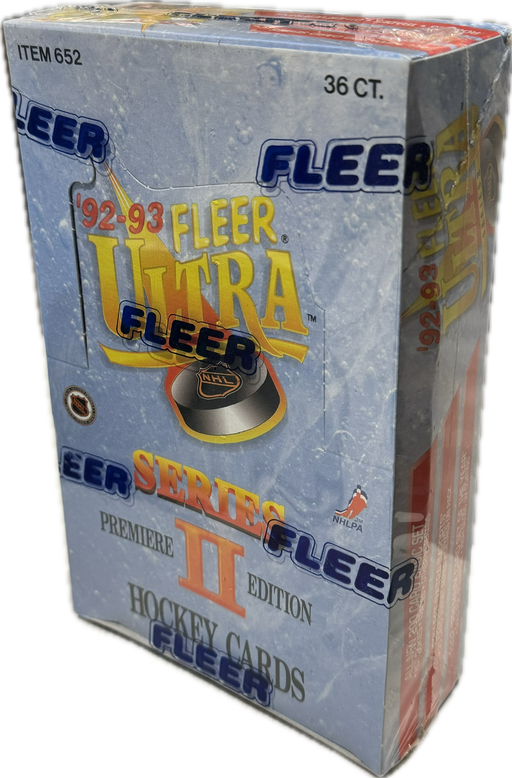 1992/93 Fleer Ultra Series 2 / Two NHL Hockey Box - Pastime Sports & Games