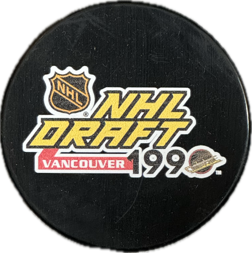 Vancouver 1990 NHL Draft Puck - Pastime Sports & Games