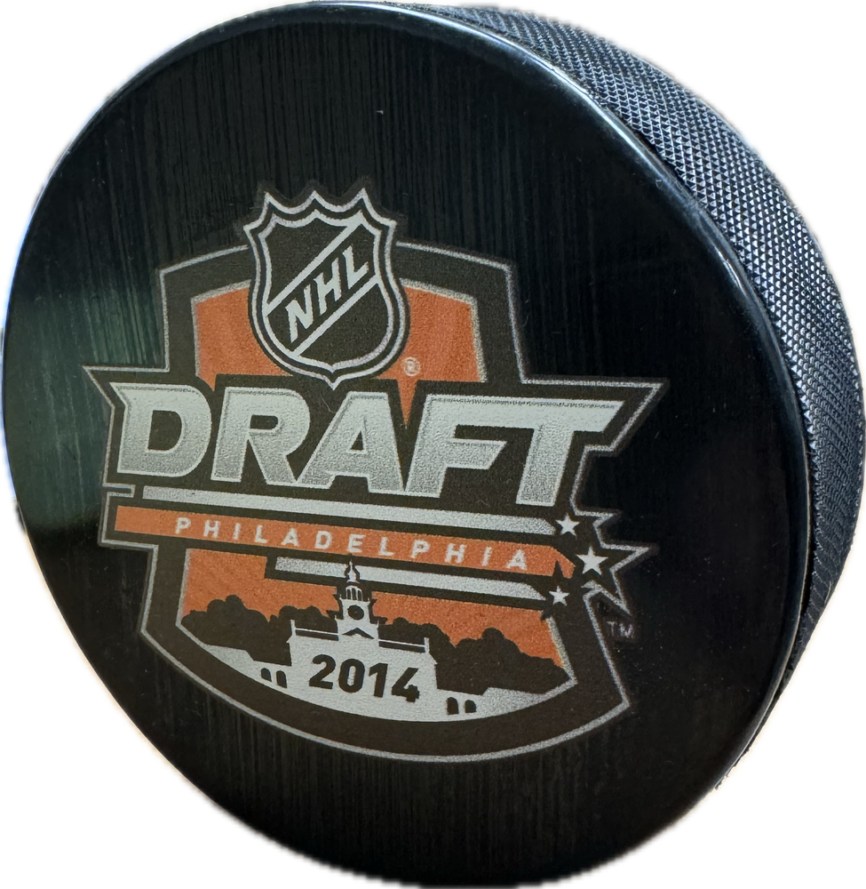 Philadelphia Draft 2014 Puck - Pastime Sports & Games
