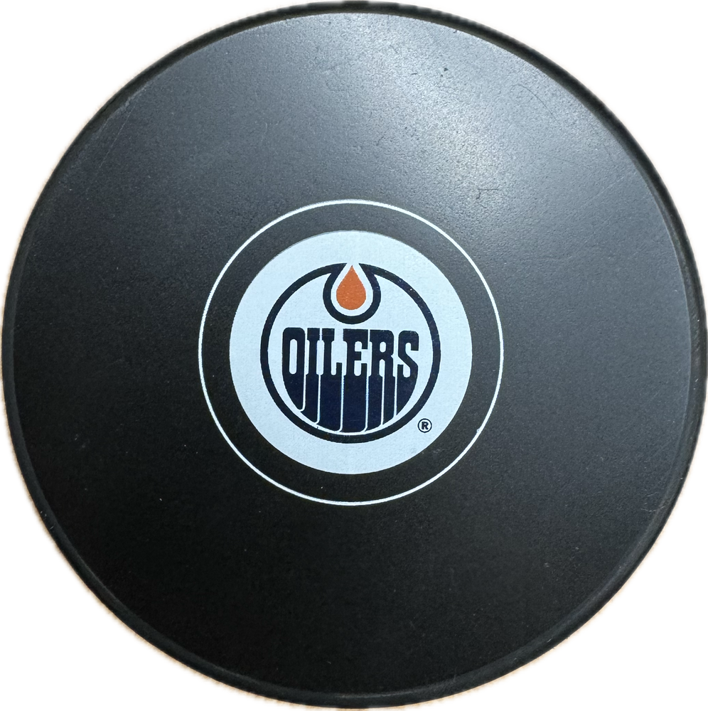 Edmonton Oilers Hockey Pucks - Pastime Sports & Games