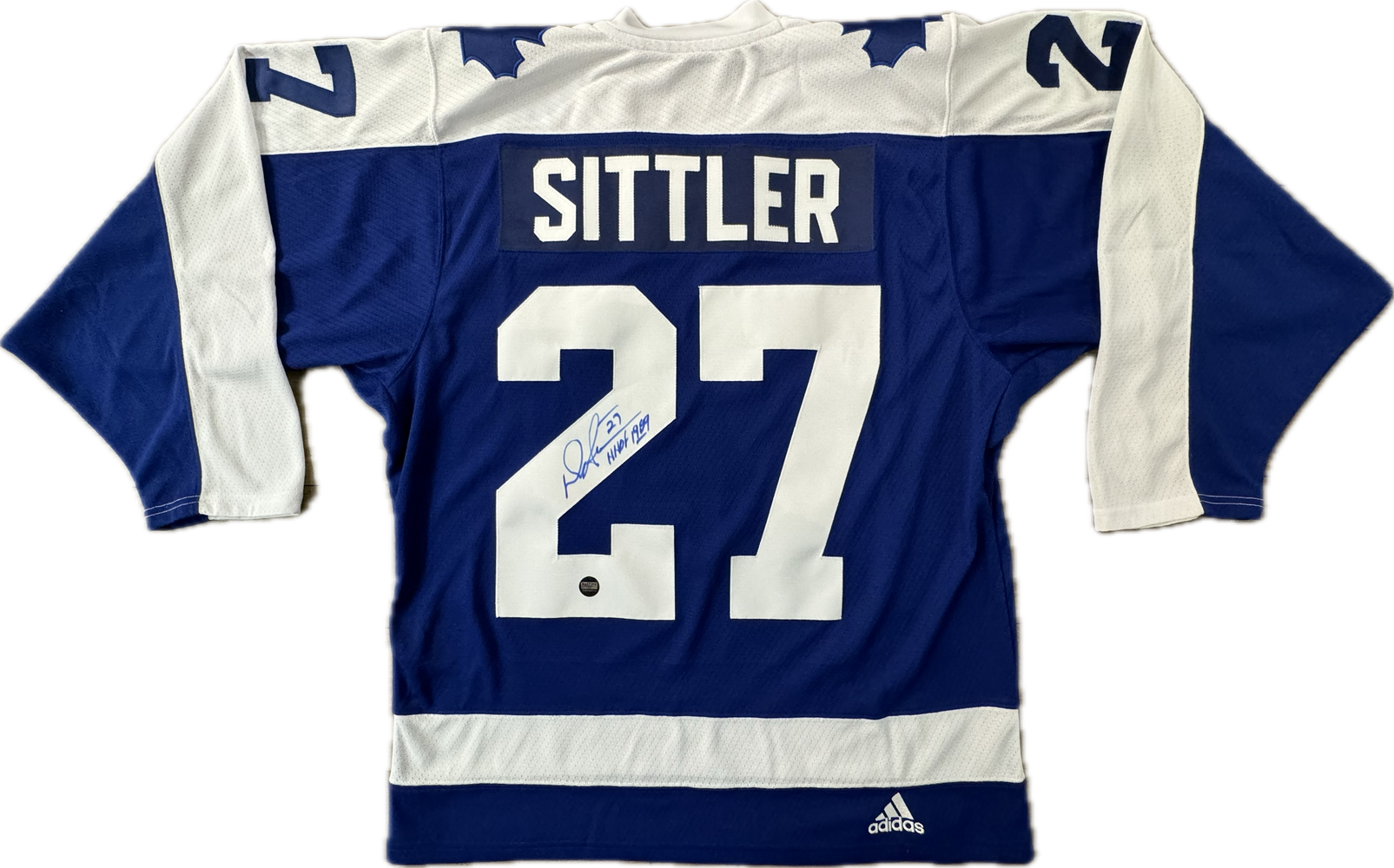 Darryl Sittler Autographed Toronto Maple Leafs Jersey - Pastime Sports & Games