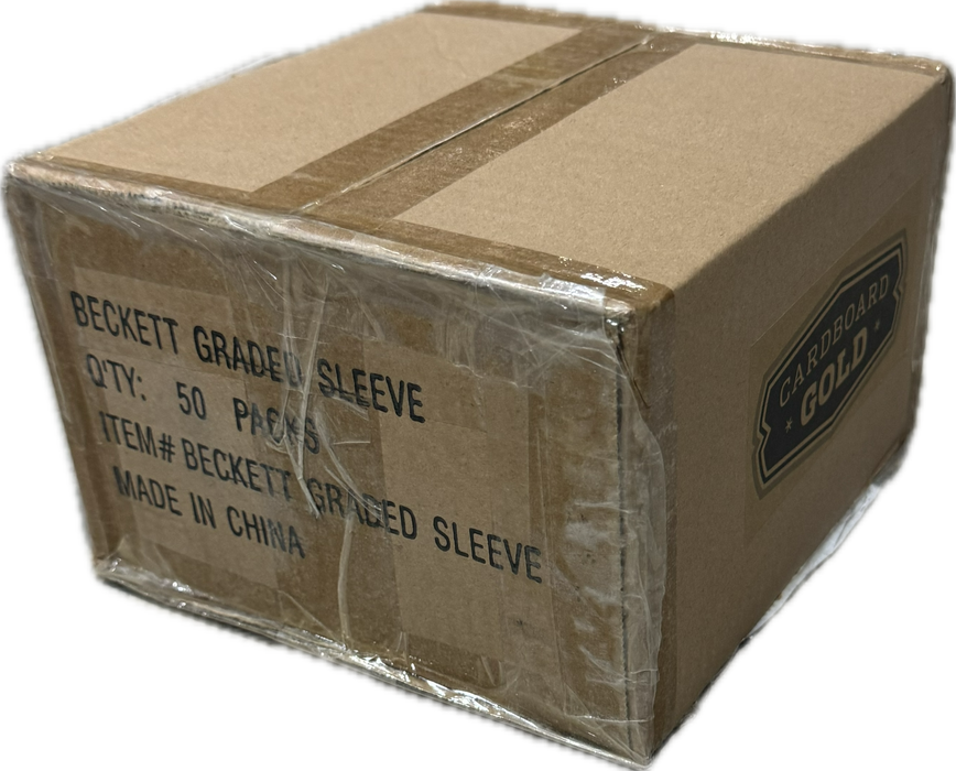 Cardboard Gold Perfect Fit Sleeves For Beckett Graded Cards– Pastime Sports & Games
