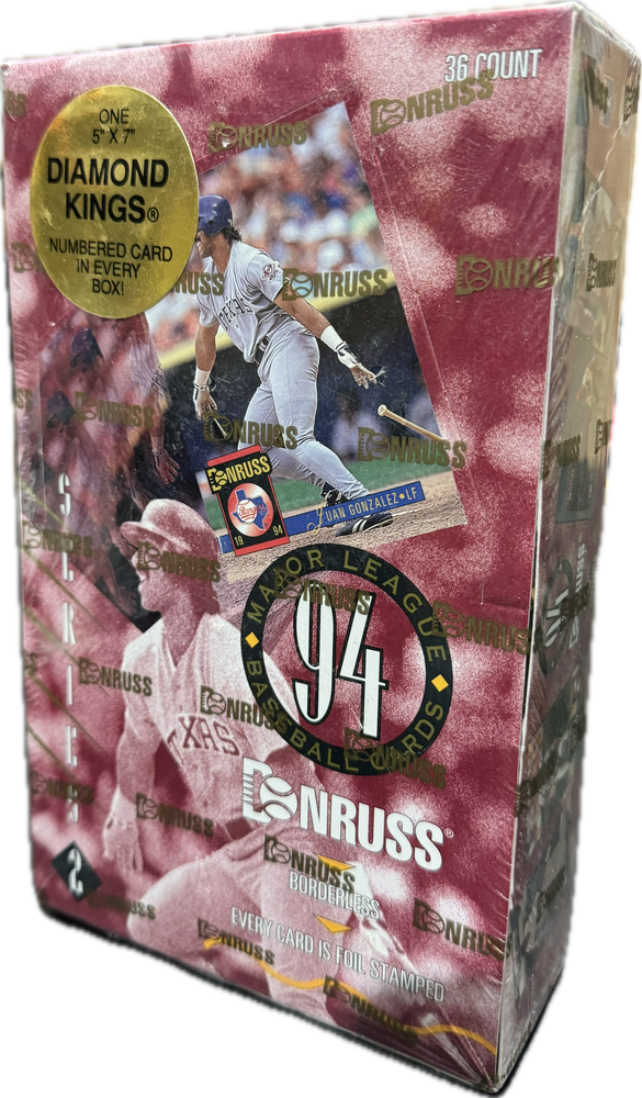 1994 Donruss Series Two MLB Baseball Hobby Box - Pastime Sports & Games