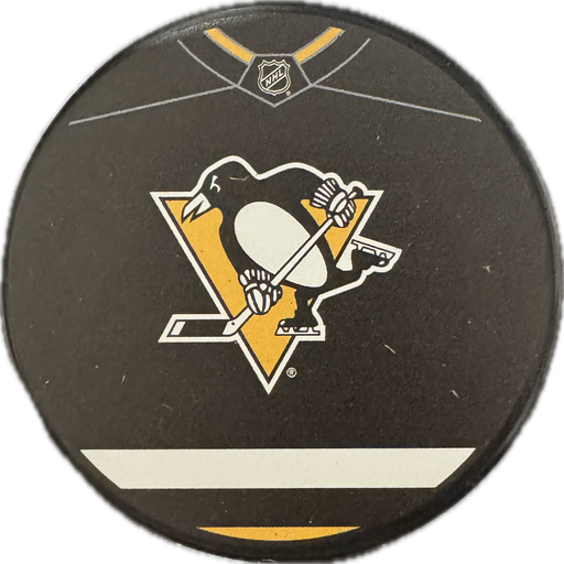 Pittsburgh Penguins Logo Hockey Puck (Jersey Design) - Pastime Sports & Games