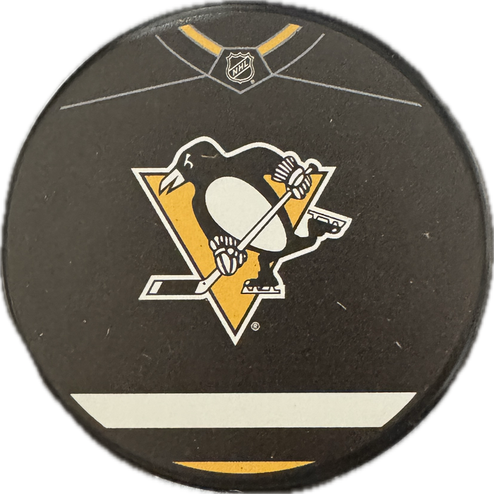 Pittsburgh Penguins Logo Hockey Puck Collection