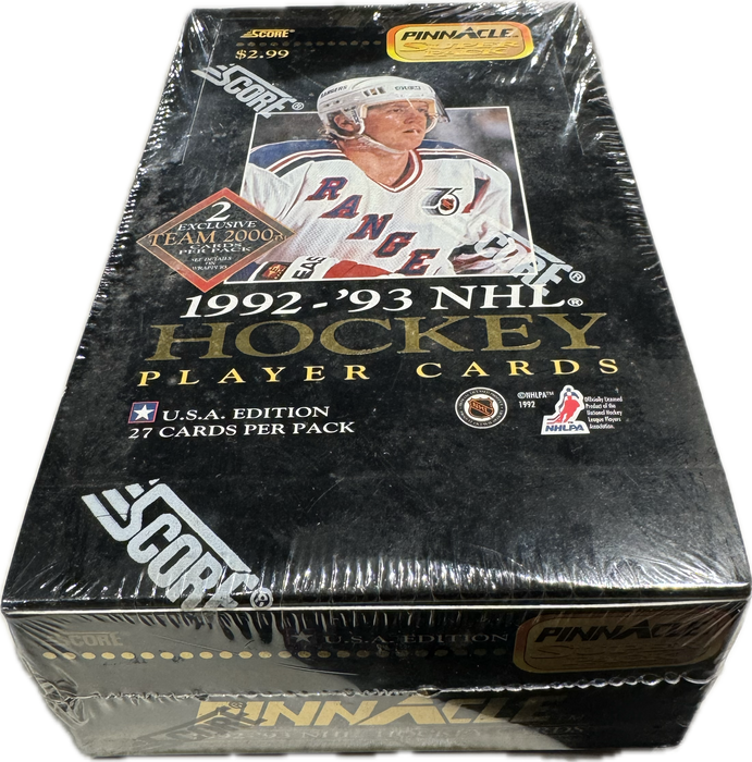 1992/93 Score Pinnacle Series One NHL Hockey Jumbo Box - Pastime Sports & Games