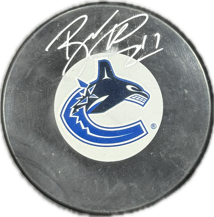 Ryan Kesler Autographed Vancouver Canucks Hockey Puck (Small Orca Logo)