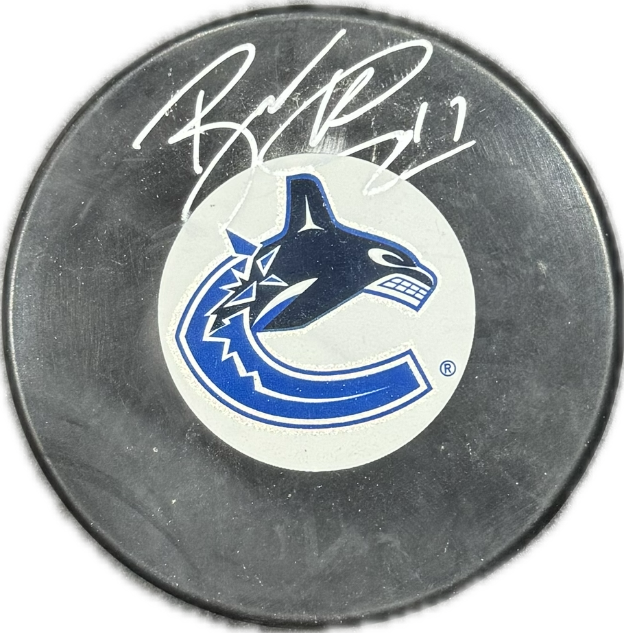 Ryan Kesler Autographed Vancouver Canucks Hockey Puck (Small Orca Logo)