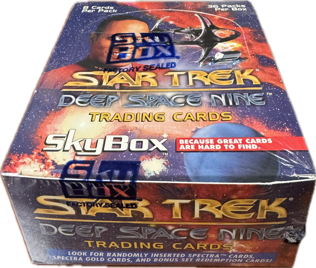star trek ccg deep space nine booster box 1994 Skybox Star Trek Deep Space Nine Trading Card Box– Pastime Sports &  Games