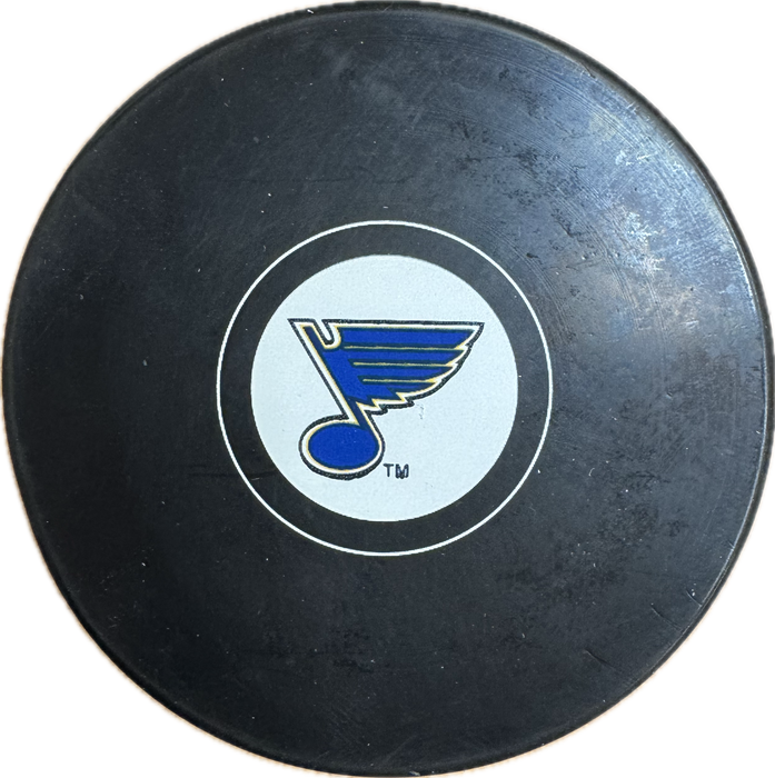 St. Louis Blues Hockey Puck (Small Logo) - Pastime Sports & Games