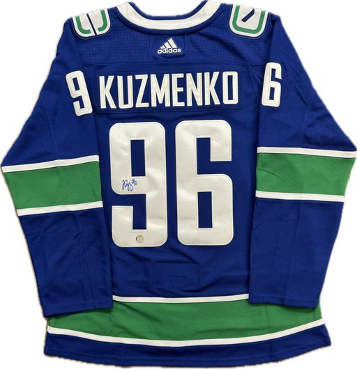 Andrei Kuzmenko Autographed Vancouver Canucks Adidas Hockey Home Jersey - Pastime Sports & Games