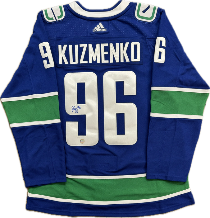 Andrei Kuzmenko Autographed Vancouver Canucks Adidas Hockey Home Jersey - Pastime Sports & Games