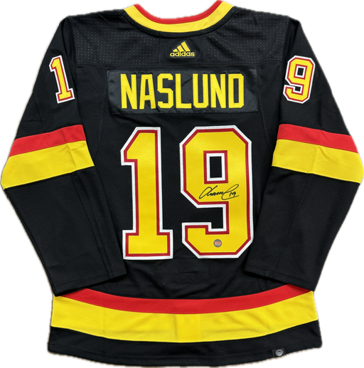 Markus Naslund Autographed Vancouver Custom Black Skate Jersey - Pastime Sports & Games