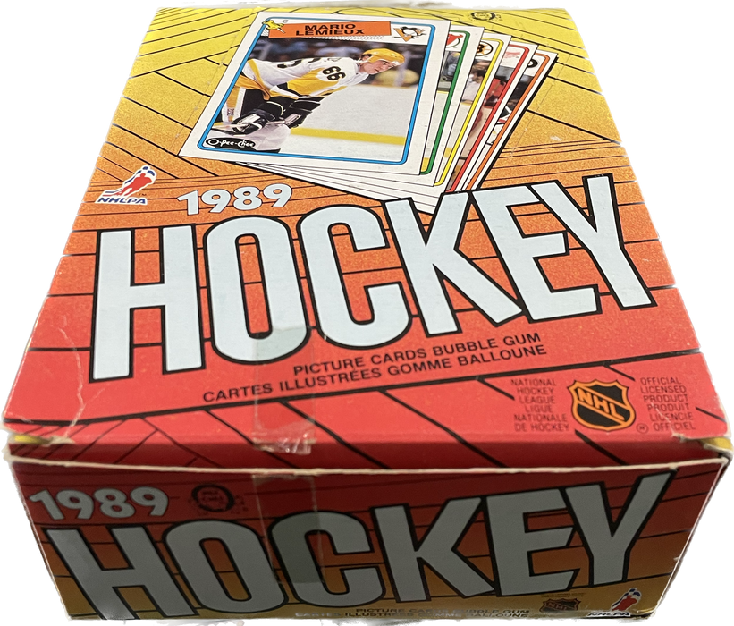 1988/89 O-Pee-Chee NHLPA Hockey Wax Box - Pastime Sports & Games