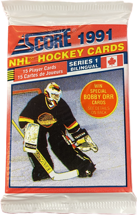 1991/92 Score Series One Bilingual Edition NHL Hockey Hobby Box - Pastime Sports & Games