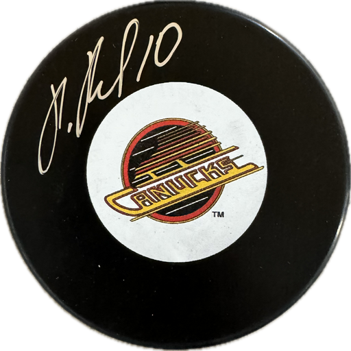 Pavel Bure Autographed Vancouver Canucks Hockey Puck - Pastime Sports & Games