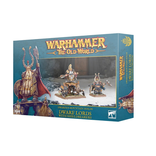 Warhammer The Old World Dwarfen Mountain Holds Dwarf Lords With Shieldbearers (10-11)