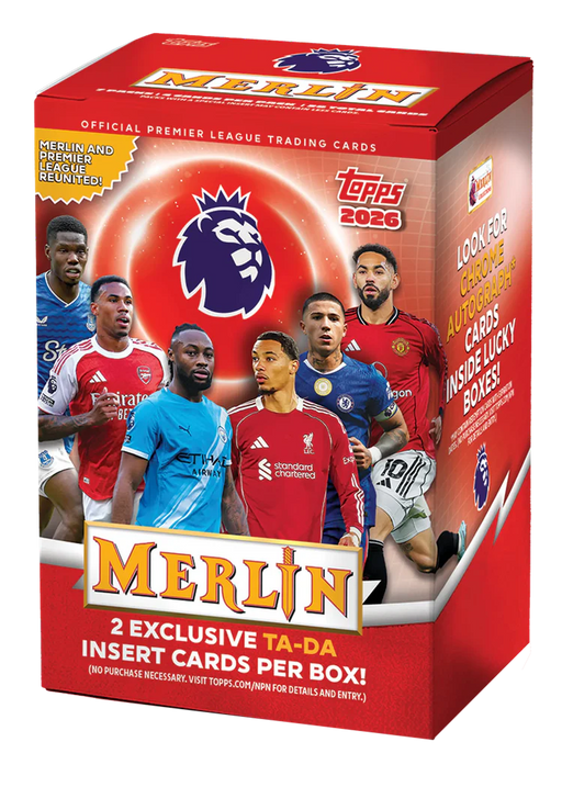2026 Topps Merlin Premier League Soccer Blaster Box