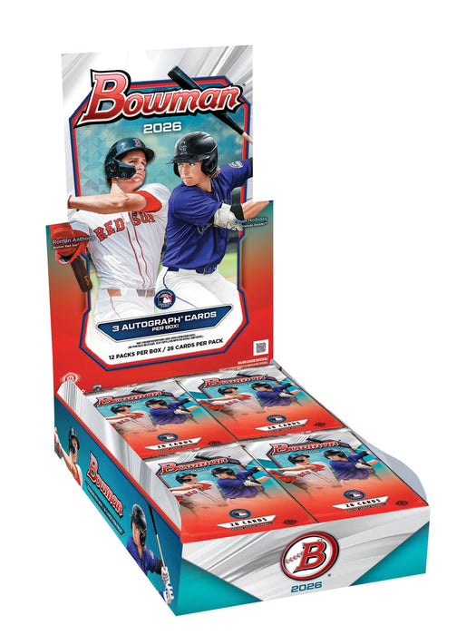 2026 Topps Bowman MLB Baseball Hobby Jumbo Box