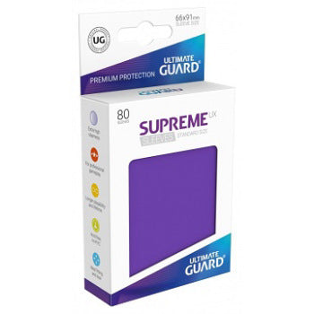 Supreme UX 80 Matte Standard Size Sleeves - Pastime Sports & Games