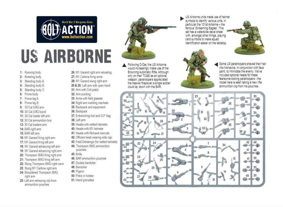 Bolt Action US Airborne - Pastime Sports & Games