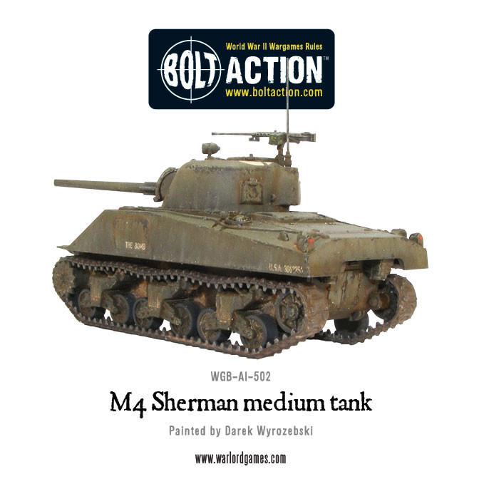 Bolt Action M4 Sherman Medium Tank - Pastime Sports & Games