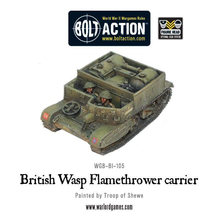 Bolt Action British Wasp Flamethrower Carrier - Pastime Sports & Games