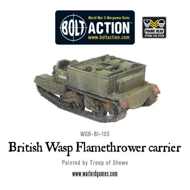 Bolt Action British Wasp Flamethrower Carrier - Pastime Sports & Games