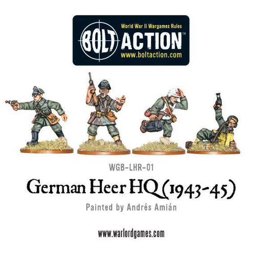 Bolt Action German Heer HQ (1943-45) - Pastime Sports & Games