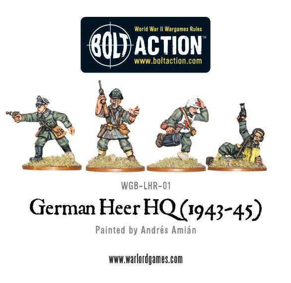 Bolt Action German Heer HQ (1943-45) - Pastime Sports & Games