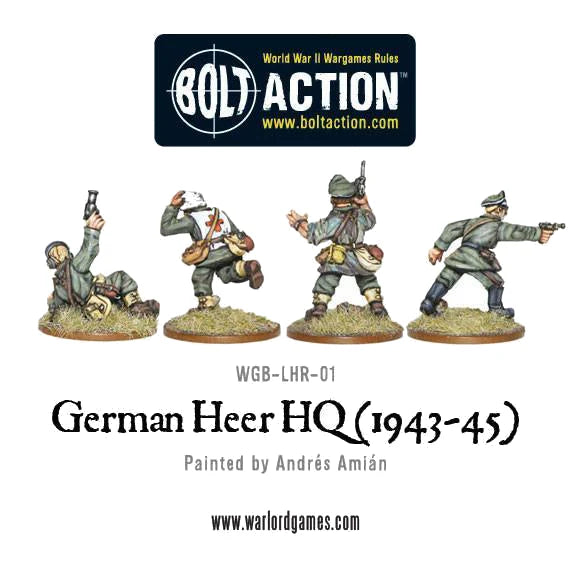 Bolt Action German Heer HQ (1943-45) - Pastime Sports & Games